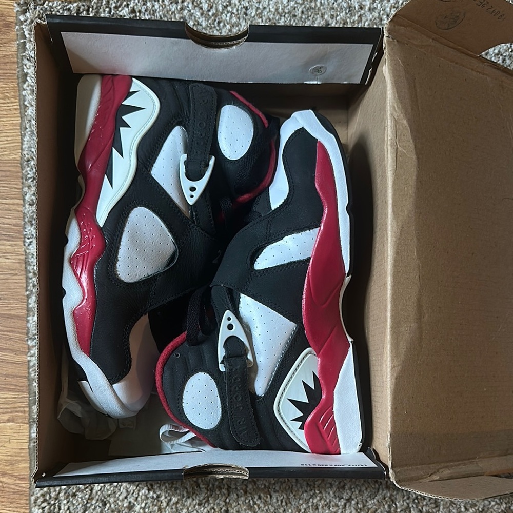 Jordan Kids Sneakers - Black, Red, and White